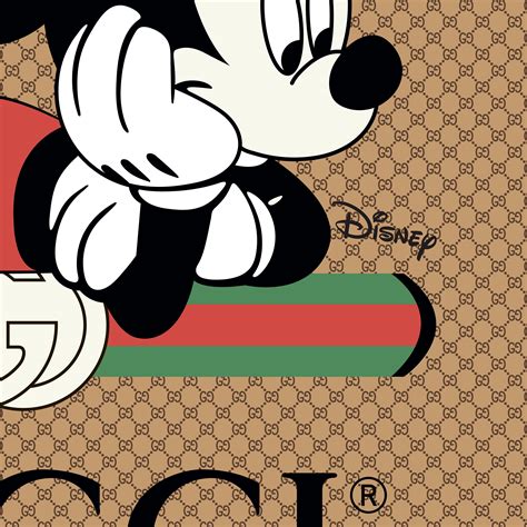 gucci print cartoon version